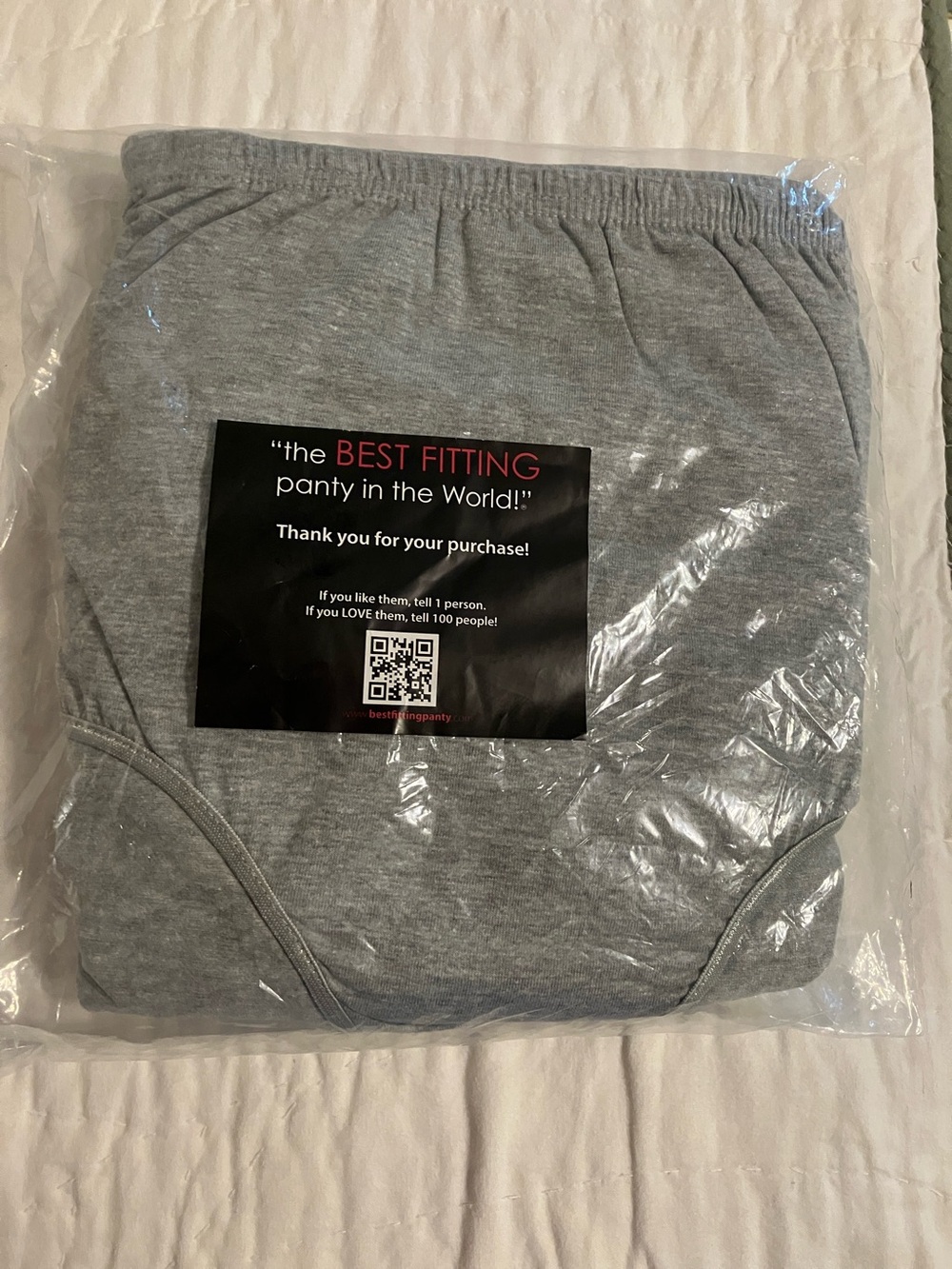 NWT 6 pair best fitting panty in the world  briefs size 9